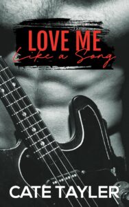 shirtless male torso with cut abs and guitar. Sexy rockstar contemporary romance.